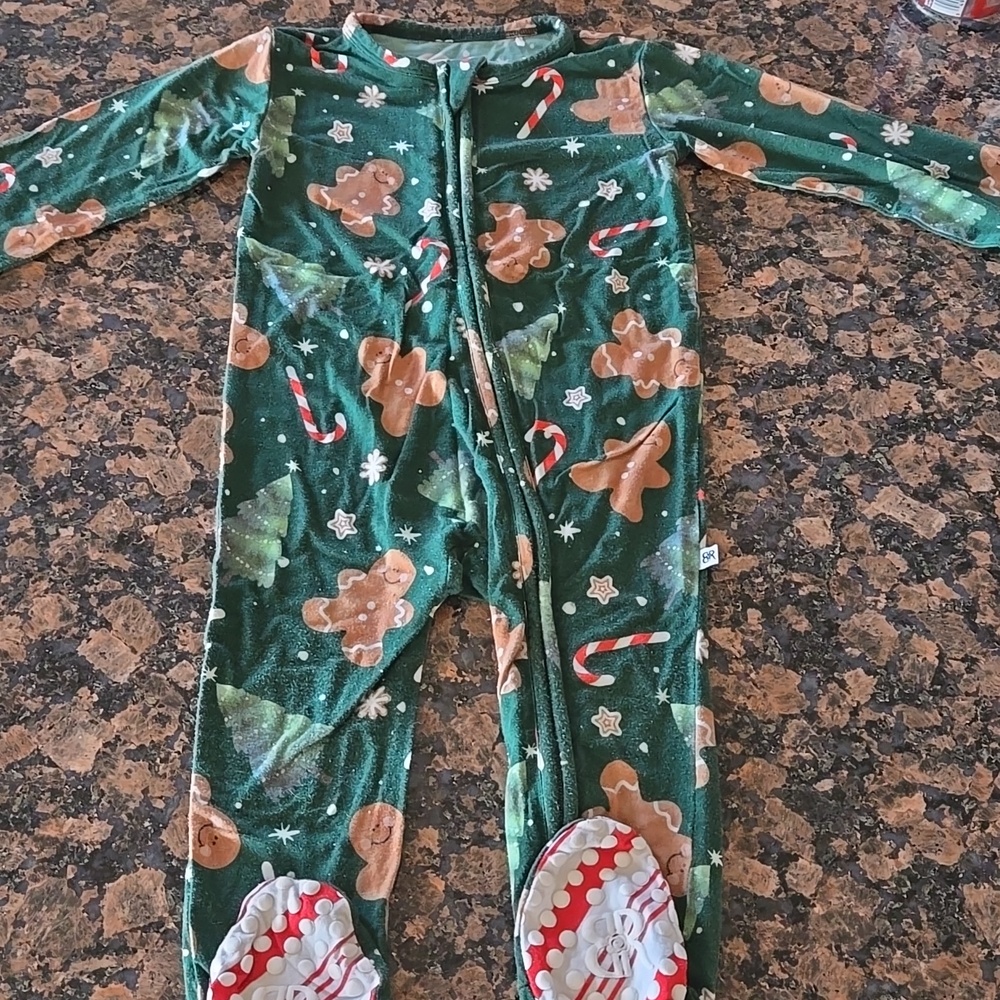 Bums and Roses Footie Pajamas In Bake It Happen
